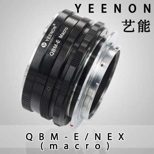 YEENON Rollei QBM lens to SONY E-MOUNT body QBM-NEX Helicoid Adapter