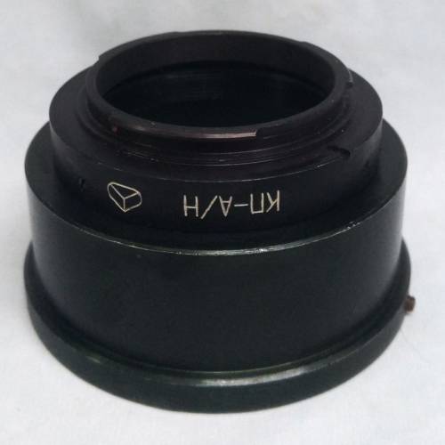 早期 kiev88/哈蘇1000F鏡頭- 上Nikon F機身 轉接環(金屬製) 〔不是P-6鏡頭用〕