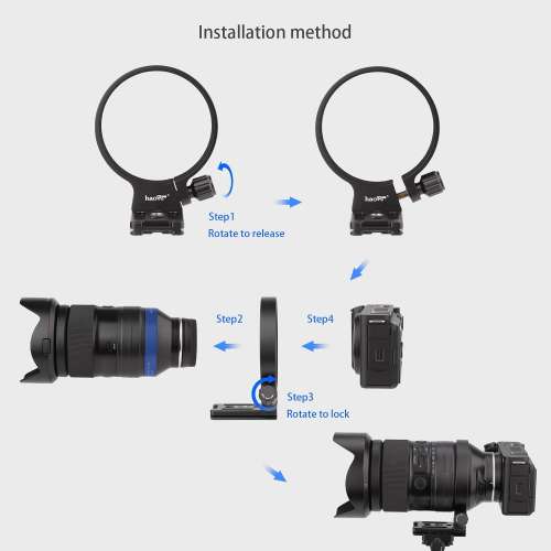 Haoge LMR-SM140 Tripod Mount Ring ForTamron 35-150mm F/2.0-2.8 Di III VXD A058