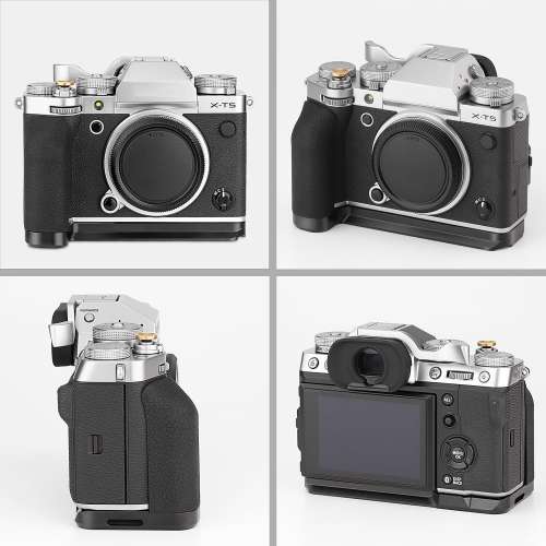 HAOGE MHG-XT5B Hand Grip Bracket Holder For Fujifilm X-T5 (黑色快拆手柄)
