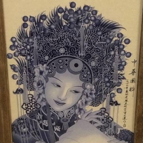 中國風瓷畫