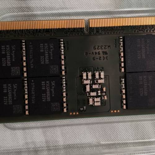 有單 非常新淨 香港行貨 Kingston 32GB DDR5 4800MT/s 筆記本內存 記憶體 Notebook...