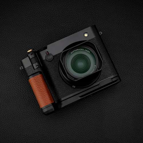 HAOGE HG-GFXRF-C Hand Grip Bracket Holder For Fujifilm GFX100RF (啡色快拆手柄)