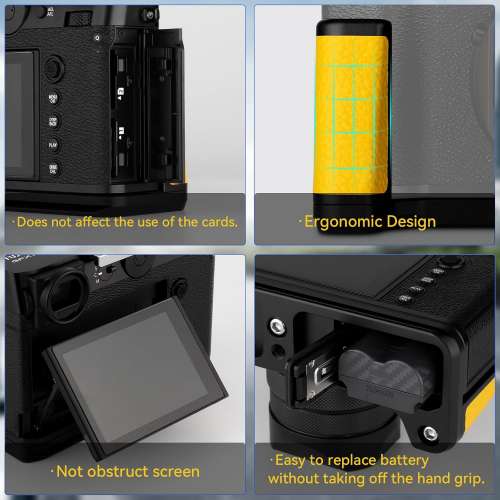 HAOGE HG-GFXRF-Y Hand Grip Bracket Holder For Fujifilm GFX100RF