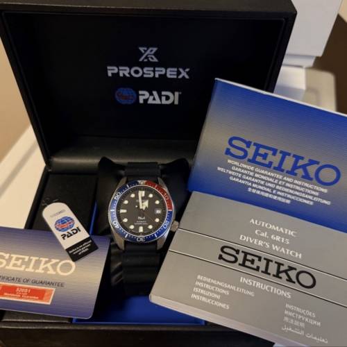 Seiko SPB0871J1 Padi 特別版橡膠帶全新