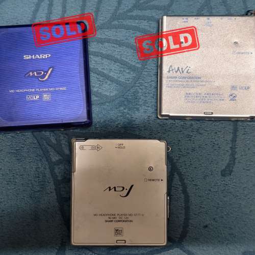 Sharp MD walkman,