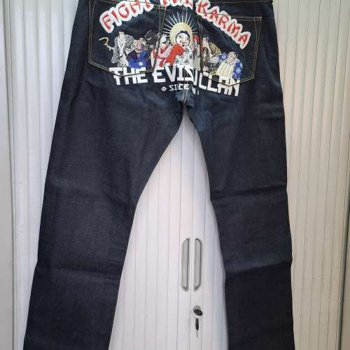 EVISU 牛仔褲 Fight the Karma 34x34