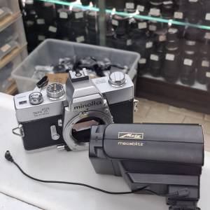 MINOLTA SRT SUPER 全正常 裂像對焦 + METZ 32 Z-2 FLASH
