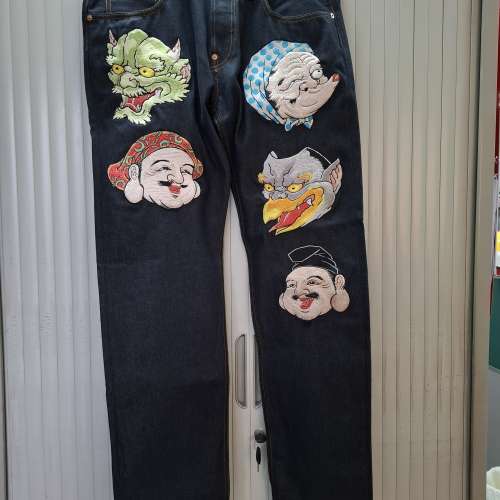 EVISU 牛仔褲 34x34