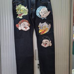 EVISU 牛仔褲 34x34