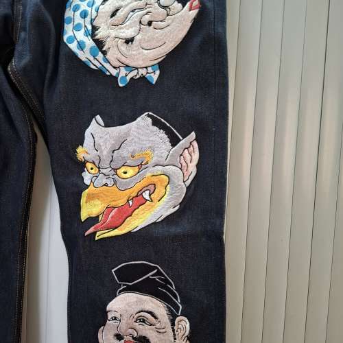 EVISU 牛仔褲 34x34