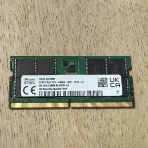 (不議價)Sk Hynix 32GB (1x32GB) DDR5 Ram 4800MHz