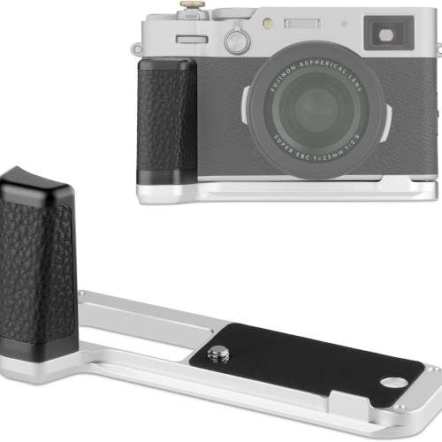 HAOGE HG-XVIS Hand Grip Bracket Holder For Fujifilm X100VI Camera (銀色快拆手柄)