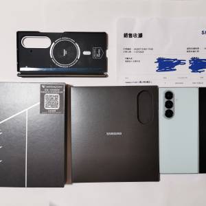 完美如新,512GB,香港行貨,薄荷綠Samsung fold 7 雙卡 5G, 有盒有單