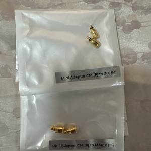 PW audio mini adapter 2pin to IPX and 2pin to MMCX