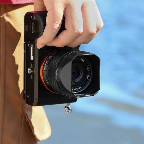 HAOGE LH-RX1B Metal Lens Hood For Sony Carl Zeiss Sonnar T* FE 24mm F1.8 ZA