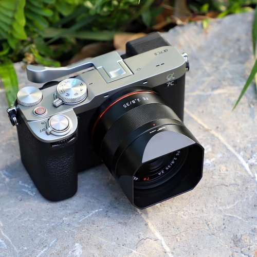 HAOGE LH-RX1B Metal Lens Hood For Sony Carl Zeiss Sonnar T* FE 24mm F1.8 ZA