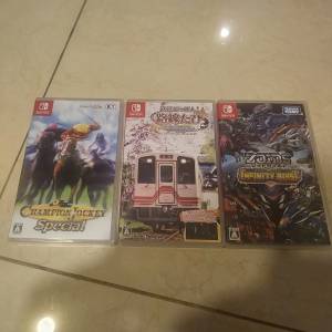 Switch 日版 Games 賽馬／鐵道日本／Zoids機械獸