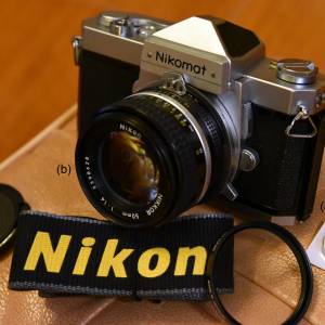 Nikon菲林單反機Nikomat FTN 配50mm 大光圈手動鏡