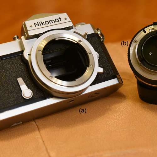 Nikon菲林單反機Nikomat FTN 配50mm 大光圈手動鏡
