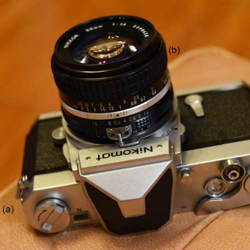 Nikon菲林單反機Nikomat FTN 配50mm 大光圈手動鏡