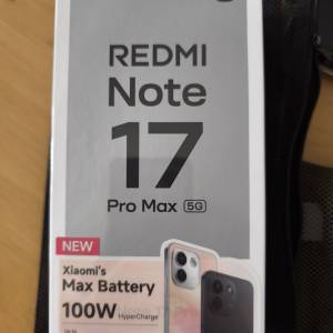 全新未開封 Redmi Note 17 Pro Max