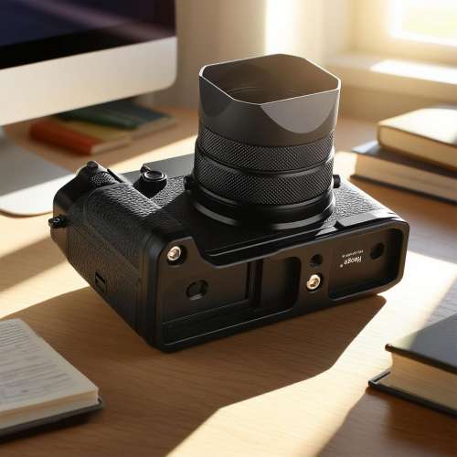 HAOGE HG-GFXRF-B Hand Grip Bracket Holder For Fujifilm GFX100RF (黑色快拆手柄)