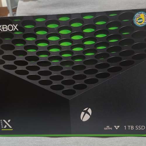 黑色Xbox Series X 1TB 連兩個手制
