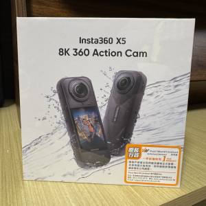 Insta360 x5 8K 360 度全景運動相機