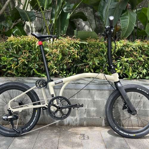 2026 新款 Mint Discover 11速電變 桶軸油剎 20吋碳叉鉻鉬鋼折叠車 ( 三折叠小布 ...