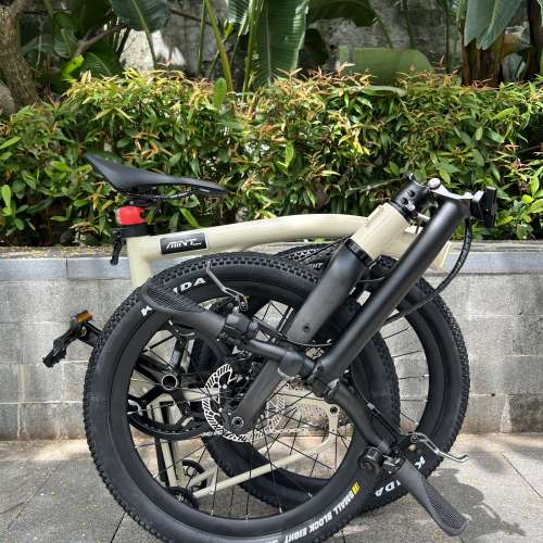 2026 新款 Mint Discover 11速電變 桶軸油剎 20吋碳叉鉻鉬鋼折叠車 ( 三折叠小布 ...
