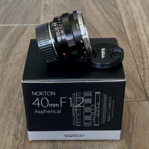 Voigtlander NOKTON 40mm F1.2 Aspherical VM mount
