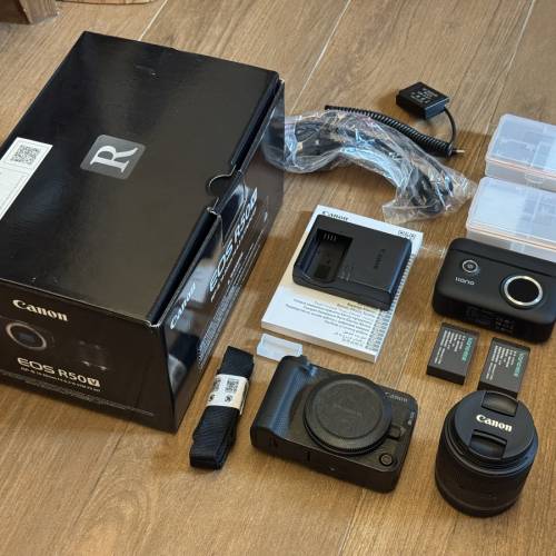 Canon EOS R50 V + RF-S14-30mm F4-6.3 IS STM PZ 鏡頭套裝