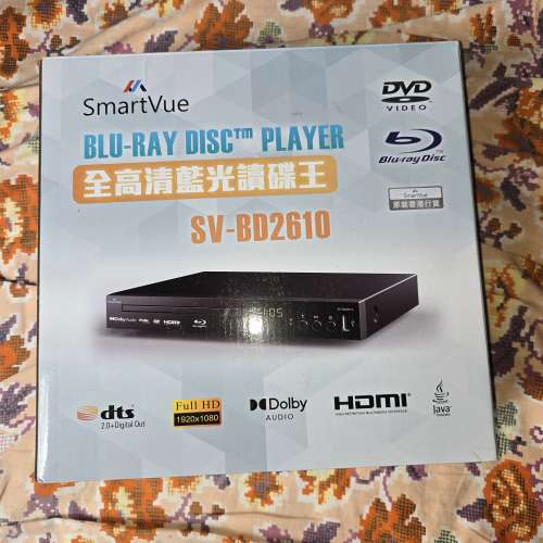 SmartVue SV-BD2610 藍光DVD播放機 正常可用