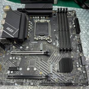 MSI 微星 PRO B760M-A WIFI Micro-ATX 主機板 (DDR5)