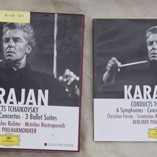 Karajan Conducts Tchaikovsky 卡拉揚指揮 柴可夫斯基 6 交響曲 3 套芭蕾舞曲選曲 ...