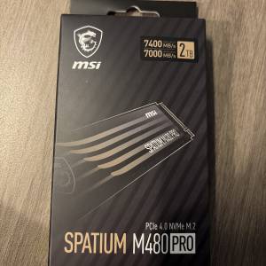全新MSI M480 pro 2TB ssd