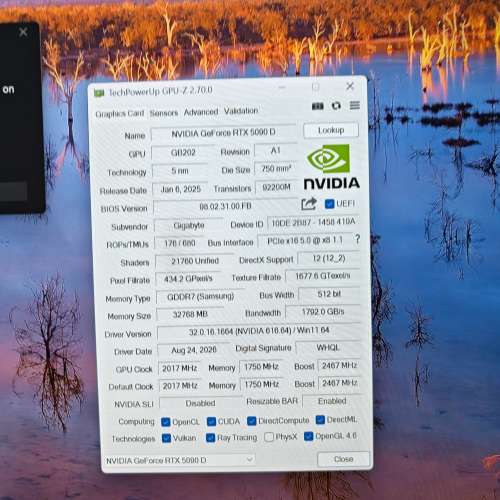 Gigabyte GeForce 5090D Windforce OC 32G