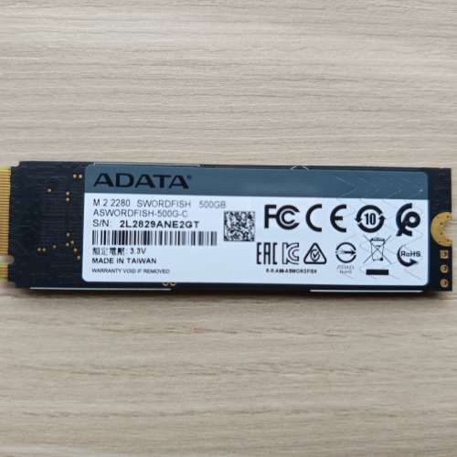 Adata Swordfish 500G M.2 SSD
