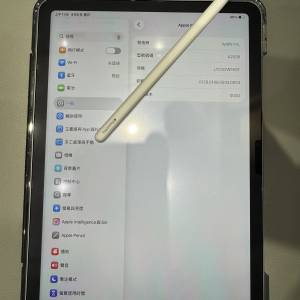 iPad Air 7 M3 128gb+apple pro,港行極新少用,電池健康度100，還有保養至11月！