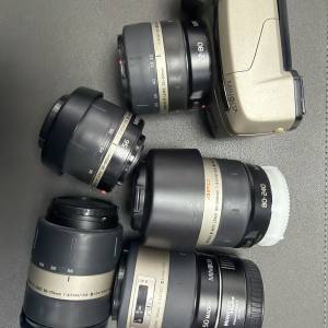 Minolta vectis S1 連5枝鏡頭，V to E adapter