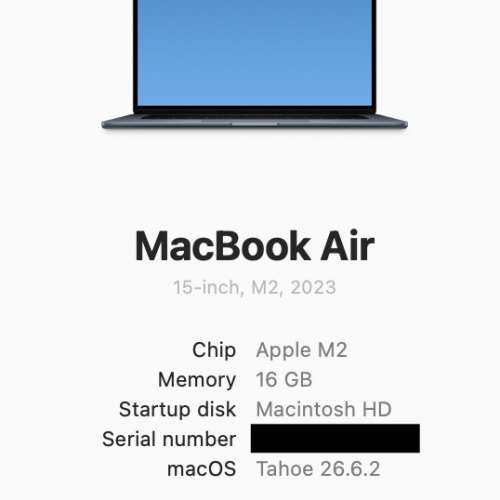 Apple MacBook Air M2 16GB RAM 256GB SSD