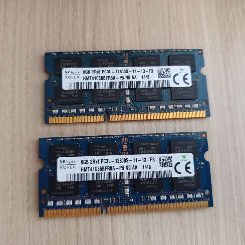 SK hynix  DDR3 1866 8GB X 2條