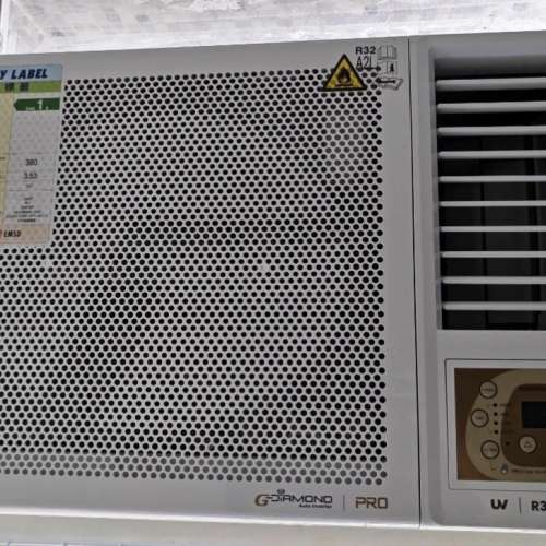 Gree 格力 1.5匹 R32 G-Panel 雙黑鑽 變頻淨冷窗口式冷氣機 GWF12P