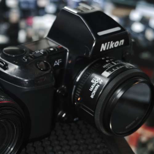 Nikon 尼康 菲林 F-801s F801S + 50/1.8 50MM 功能正常