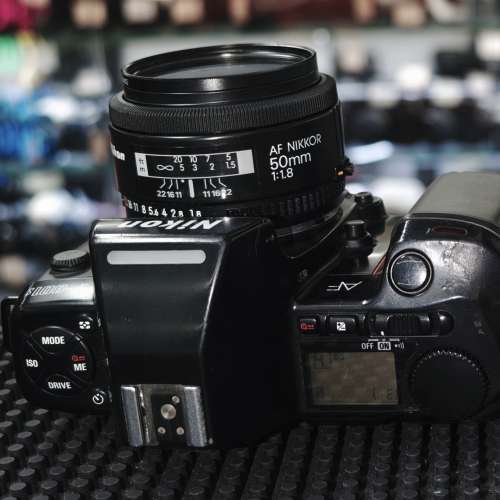 Nikon 尼康 菲林 F-801s F801S + 50/1.8 50MM 功能正常