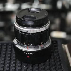 olympus 20/3.5 Pen F penf 20mm for fx fuji Fujifilm 鏡片通透 功能正常