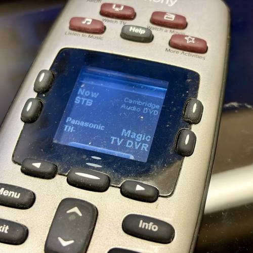 Logitech Harmony 650 remote