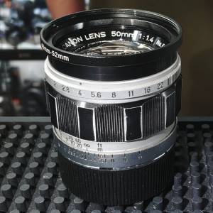 CANON 50/1.4 LTM FOR Leica M 鏡片通透 功能正常