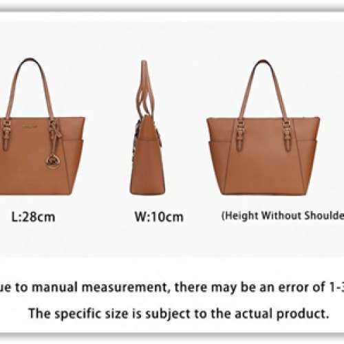 Michael Kors Charloote 女士單手肩背包 35T0GCFT7L LUGGAGE